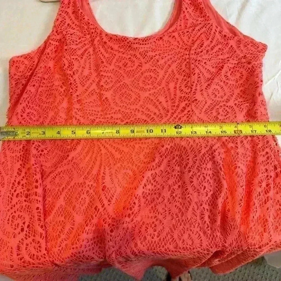 Apt 9 Beach Coverup or Lined Sundress (Orange) Size XL - Picture 7 of 7
